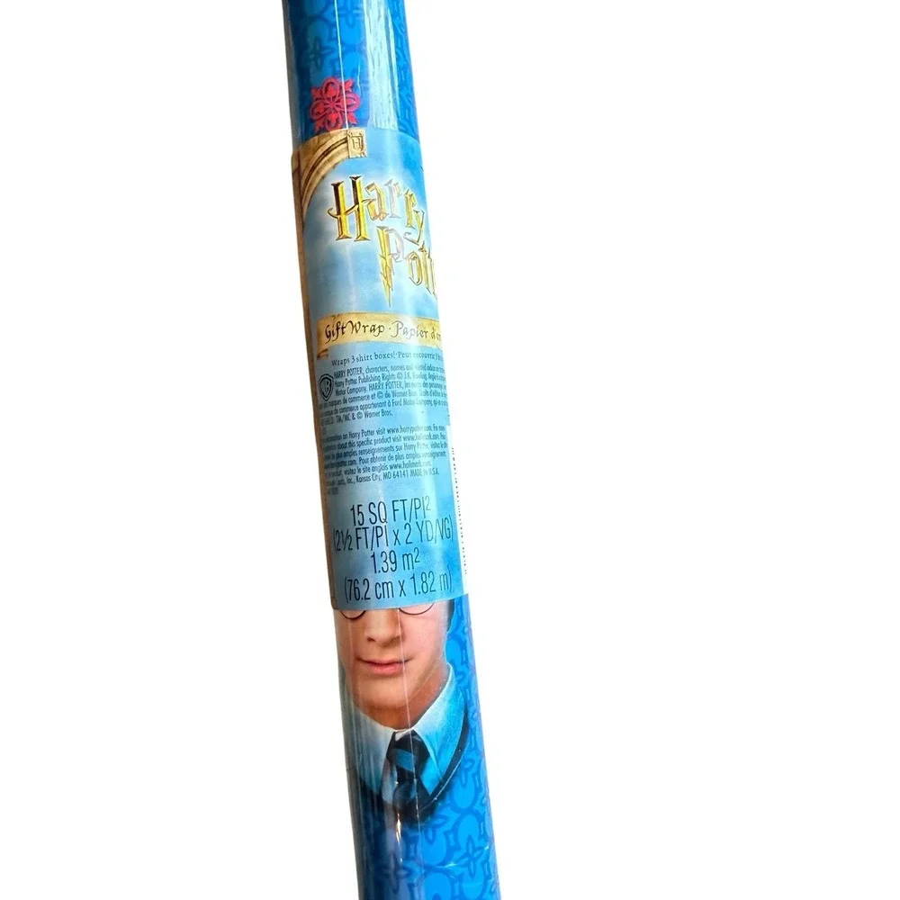 Hallmark Harry Potter The Chamber‎ of Secrets W Ron Gift Wrap Paper Sealed New